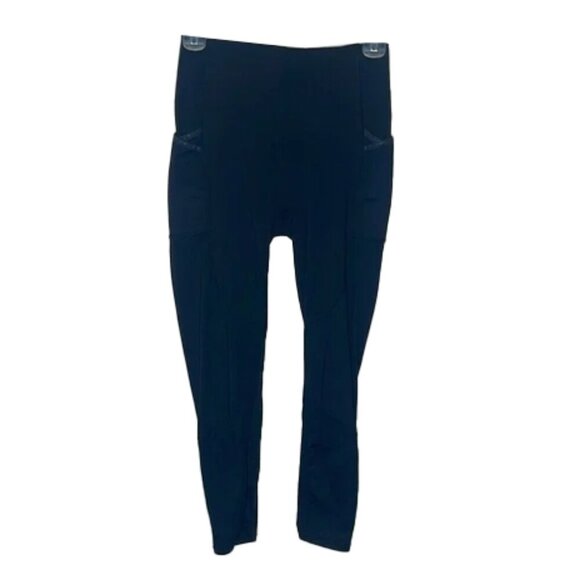 ❤️ SUPERDRY Black Athletic Leggings with Pockets Size 6 - Picture 1 of 4